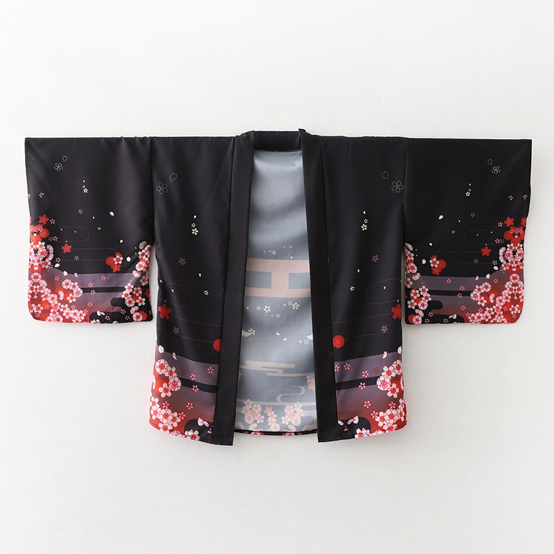 패션 폭스 프린트 여름 해변 유카타 스트리트웨어 카디건 - Kimono Yukata Cotton 리뷰 및 가격