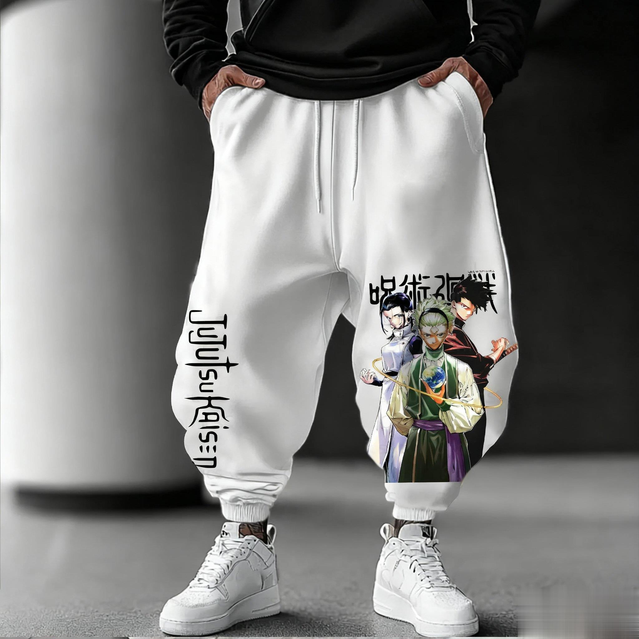 Jujutsu Kaisen 남성 조깅 바지 루즈 캐주얼 - Japan Lifestyle And Culture 리뷰 및 가격