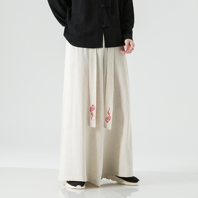 남성 와이드 레그 팬츠 일본 기모노 레트로 루즈 팬츠  - Kimono Yukata Cotton 리뷰 및 가격
