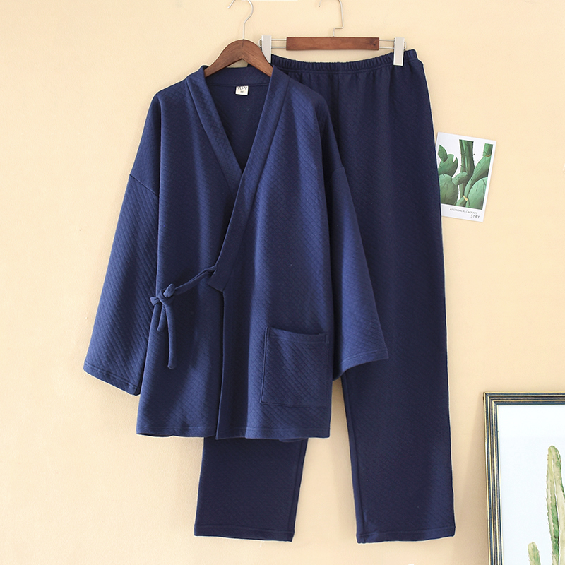 남성용 일본 기모노 유카타 잠옷 세트 에어 레이어 두꺼 - Kimono Yukata Cotton 리뷰 및 가격